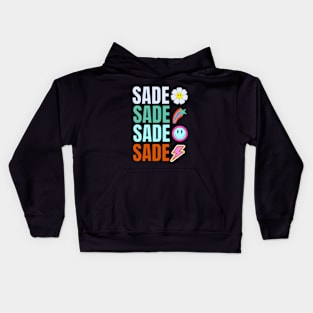 sade sade sade art 90s style retro vintage 80s Kids Hoodie